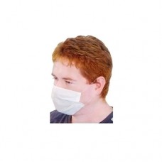 Mascarilla  de papel de 2 pliegues desechable